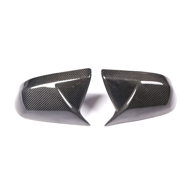 Ox Horn Mirror Cover Carbon Fiber For BMW 3 / 4 Series F30 2013 - 2018