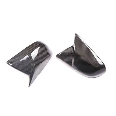 Ox Horn Mirror Cover Carbon Fiber For BMW 3 / 4 Series F30 2013 - 2018